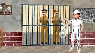 Must Watch New Funny Comedy Video चोर बना पुलिस अधिकारी Jail Thief Became Police