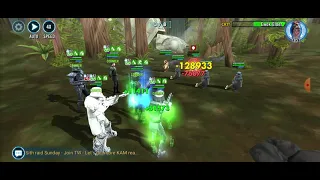 Imperial Troopers vs Challenge Tier 3 Forest Moon Assault Battle SWGOH