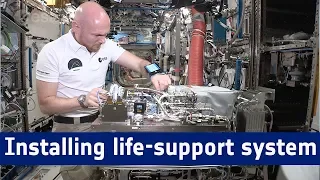 Horizons mission – Installing life-support system with astronaut aid mobiPV