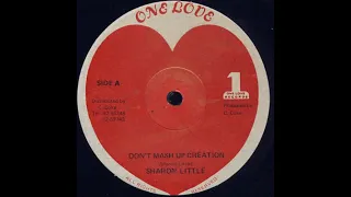 Sharon Little - Don't Mash Up Creation + Version (bass)