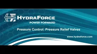 Pressure Control: Pressure Relief Valves