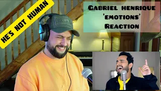 Gabriel Henrique - Emotions (Mariah Carey Cover) | Vocalist From The UK Reacts