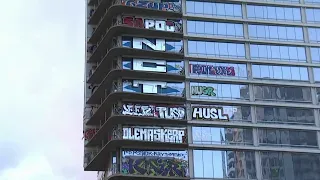 City to vote on clearing graffiti from downtown LA high-rise