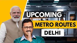 Upcoming  metro routes and stations in Delhi #upcomingupdates