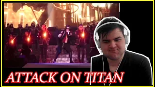 THIS WAS NUTS! | Attack On Titan Opening Guren no Yumiya Live | REACTION