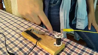 Homemade wireless telegraph demo