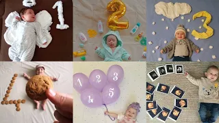 Baby month birthday theme ideas | Baby girl photography | baby photoshoot ideas | kid month birthday