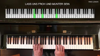 Piano Lesson | Lasst uns froh und munter sein