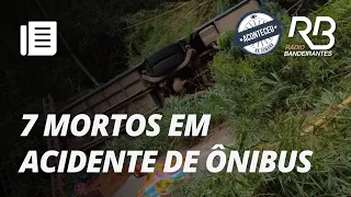 Aconteceu na Semana I Acidente de ônibus turístico deixa 7 MORTOS em Minas Gerais