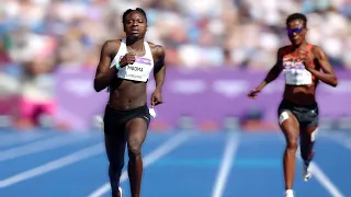 Christine Mboma SMASH 100m INCREDIBLE AT NAMIBIA GROUND…