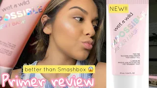 NEW WET & WILD IMPOSSIBLE PRIMER REVIEW | affordable primer