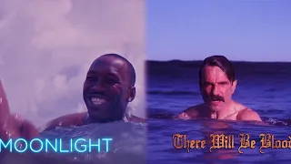 Moonlight vs. There will be blood - swimming scene