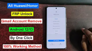 All Honor FRP Unlock By One Click | Honor ALI-NX1 FRP Bypass | Gmail/Google Account Remove Honor X9b