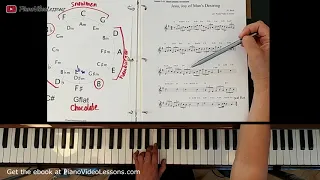 How to play Jesu Joy of Man's Desiring on Piano using a Lead Sheet 7-12 - Piano Chording Level 2