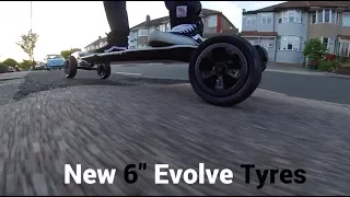 NEW!! 6" Tyres Evolve Skateboards - 1st test ride, they are sweeeeeeeet!! GTR Insta One X