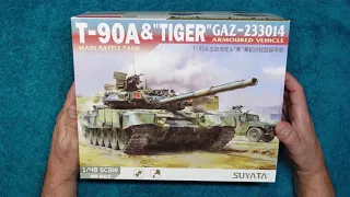 Suyata 1/48 T90A and Tiger kit review.