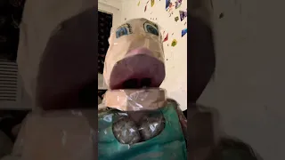 DIY PAPER SML PUPPETS…I THOUGHT ME AND MY BROTHER SHOULD REMAKE OUR FIRST VIDEO 🤣🥹 #funny #art