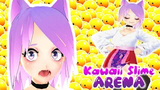 Kawaii Slime Arena (Switch) Let's Play 26 Minutes on Nintendo Switch - First Look - Gameplay ITA