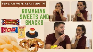 Romanian Snack Taste Test| Trying my Husband's Favourite Childhood Sweets and Snacks