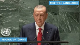 🇹🇷 Türkiye - President Addresses United Nations General Debate, 78th Session | #UNGA