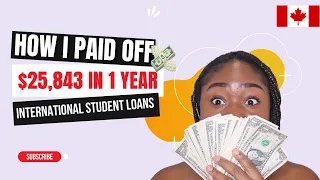 How I paid off $US25k international student loan in 1 year || Detailed Budgeting Hacks📝