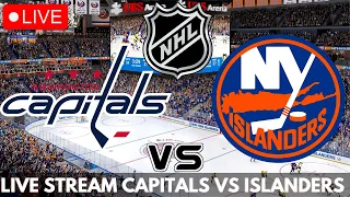 Washington Capitals vs New York Islanders 2-0 Highlights | NHL Game Live Watchalong