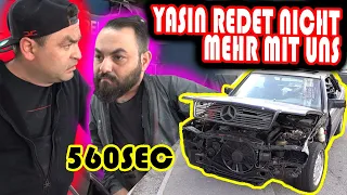 LEVELLA | Mercedes 560 SEC | Anlieferung bei Yasin - Mehr Arbeit als gedacht..