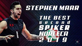 STEPHEN MAAR of Canada: 2nd best spiker award at 2019 Men's Continental...