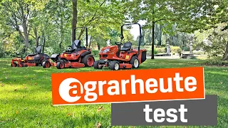 Die Grünflächendesigner: Kubota Aufsitz-Rasenmäher im Test