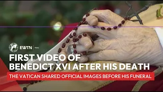First video of Pope Emeritus Benedict XVI after his death shared by the Vatican before his Funeral