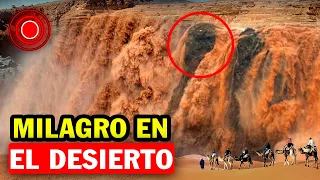Impactante, Nuevo milagro en el desierto, Aparecen enormes cascadas de agua