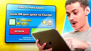 AJUDANDO o LUCÃO na sua CHARLIE 1000🏆 no BRAWL STARS!