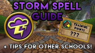 Wizard101: Lvl 1-100 Storm Spell Guide + Tips and Tricks for ALL Schools!