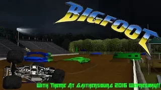 Rigs Of Rods Monster Jam Monster Truck Bigfoot 19 Breakable With Theme At Gaithersburg 2016!!