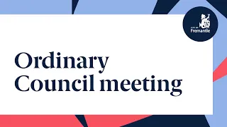 Ordinary Meeting of Council - 22 June 2022