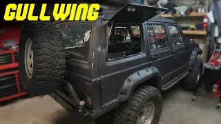 DIY Gullwing Window For Under $90 | Jeep XJ Winter Build Series Episode 5