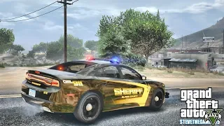 GTA 5 MODS LSPDFR 0.4.1 - EP 12 -  SHERIFF PATROL!!! (GTA 5 REAL LIFE PC MOD)