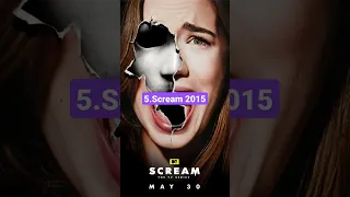 Ranking Every Scream Movie #shorts #scream #scream6 #ghostface