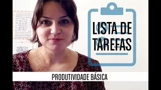 Como organizar uma lista de tarefas