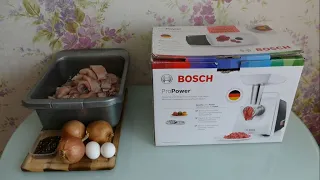 Мясорубка BOSCH MFW45000 - тест