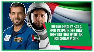 Watch how 158 Instagram posts shot the UAE to space in 60 seconds. 🇦🇪