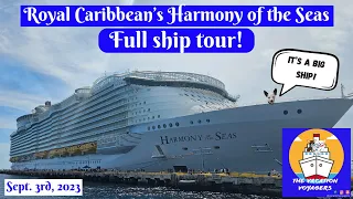 The Ultimate ship tour of the Harmony of the Seas! A detailed view of what this mega ship has to do!