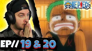 ZOROS HEARTBREAKING PAST!! // One Piece Episode 19 & 20 REACTION  - Anime Reaction