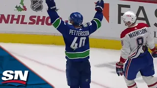 Canucks' Elias Pettersson Slips Game Winner Five-Hole To Cap OT Thriller vs. Canadiens