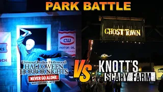 Knott's Scary Farm vs. Universal's Halloween Horror Nights | Park Battle