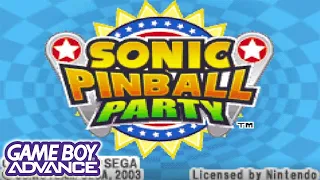 [Sonic Pinball Party] All mini-games Gameplay (Game Boy Advance)