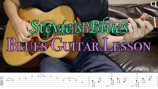 Stevie's Blues - Tommy Emmanuel (With Tab) | Watch and Learn Blues Guitar Lesson