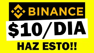 😲 $10 DÓLARES AL DÍA con BINANCE (GRATIS!!) 😲 5 FORMAS para GANAR DINERO con BINANCE en 2024