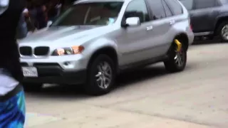 Woman Drives Boot off BMW at Bad Girls Club Audition In Houston (Original Video)