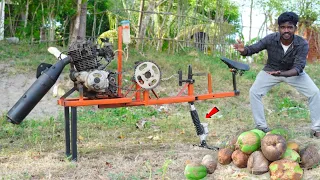 1 Hour -ல 400 | Coconut De husking | Making with Bike Shock Absorber |  உரிக்கும் தெறிக்கவிடும்..!